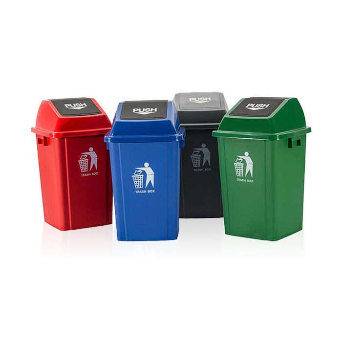 Plastic Waste Cans